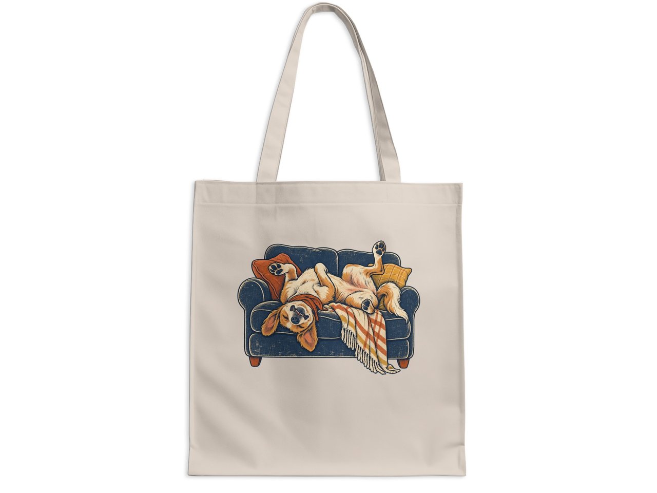 Sleeping Golden Retriever Tote
