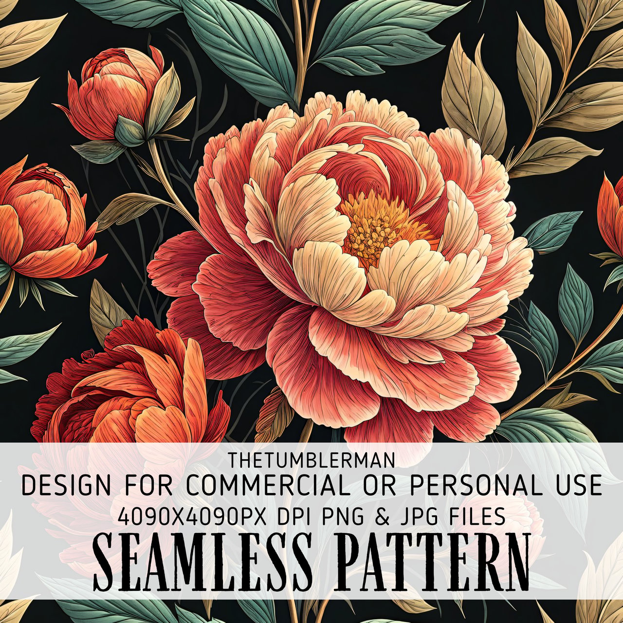 Floral Tumbler Digital Image, Colorful Flowers Digital Papers, Watercolor Flower Backgrounds, Printable Tumbler Png