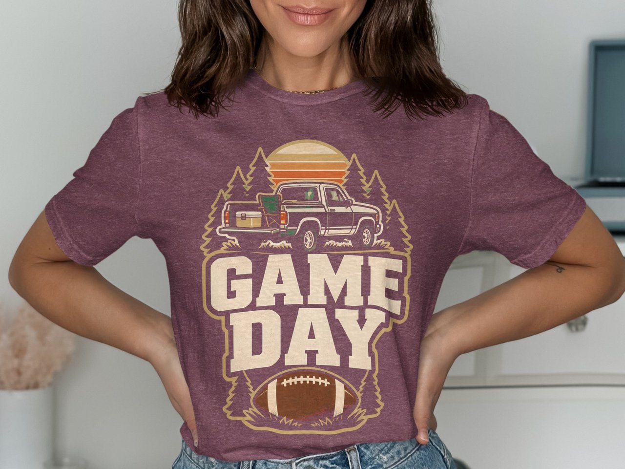 Retro Tailgate Game Day Tee