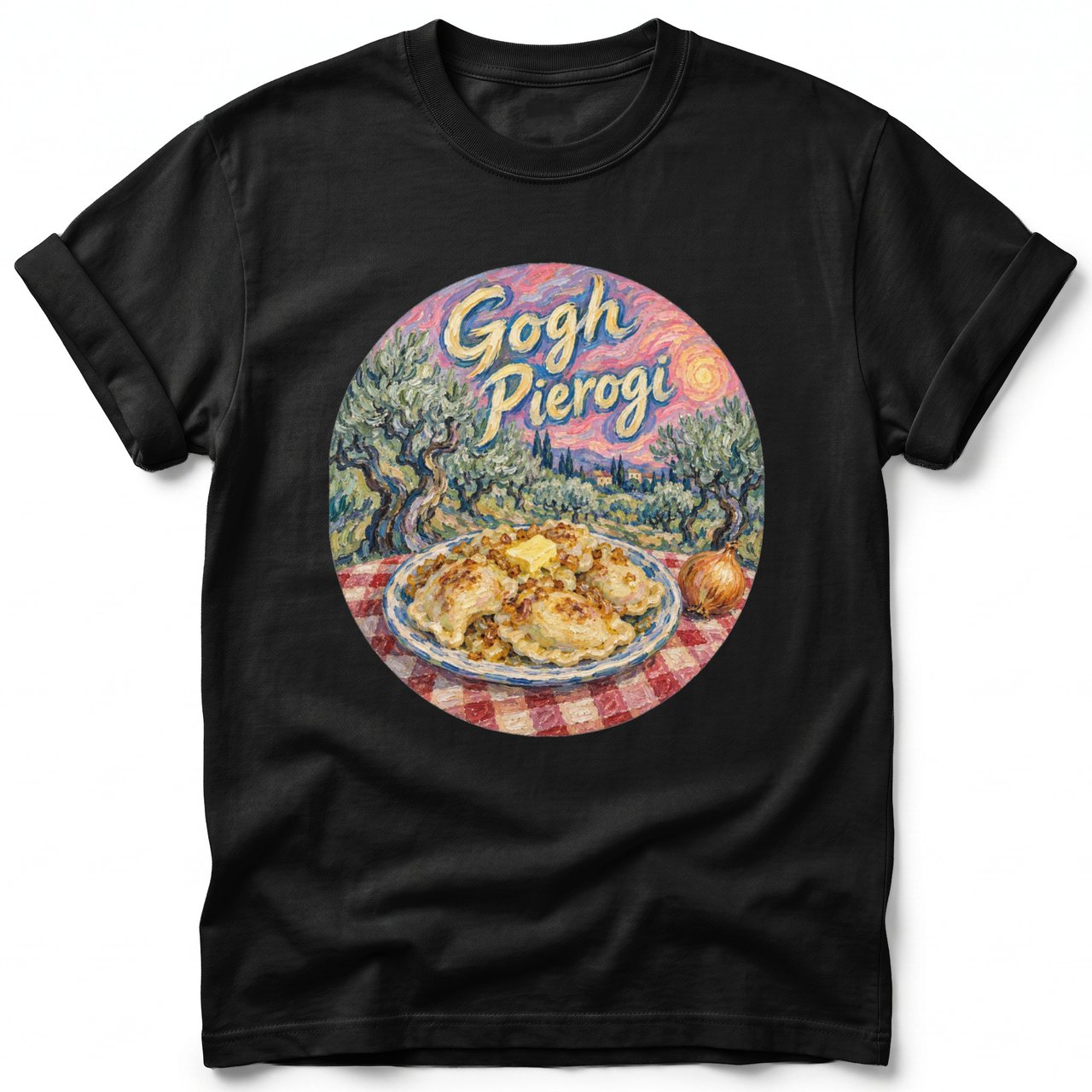 Gogh Pierogi ~ Comfort Colors Premium Tee