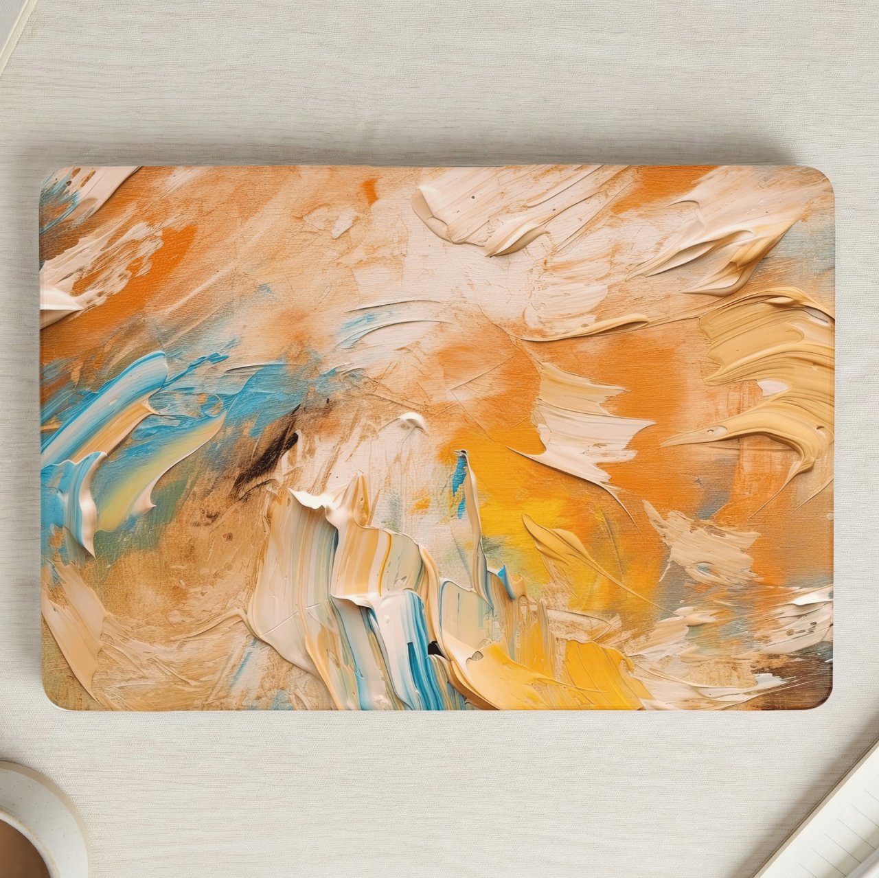 Abstract Oil Paint MacBook Case