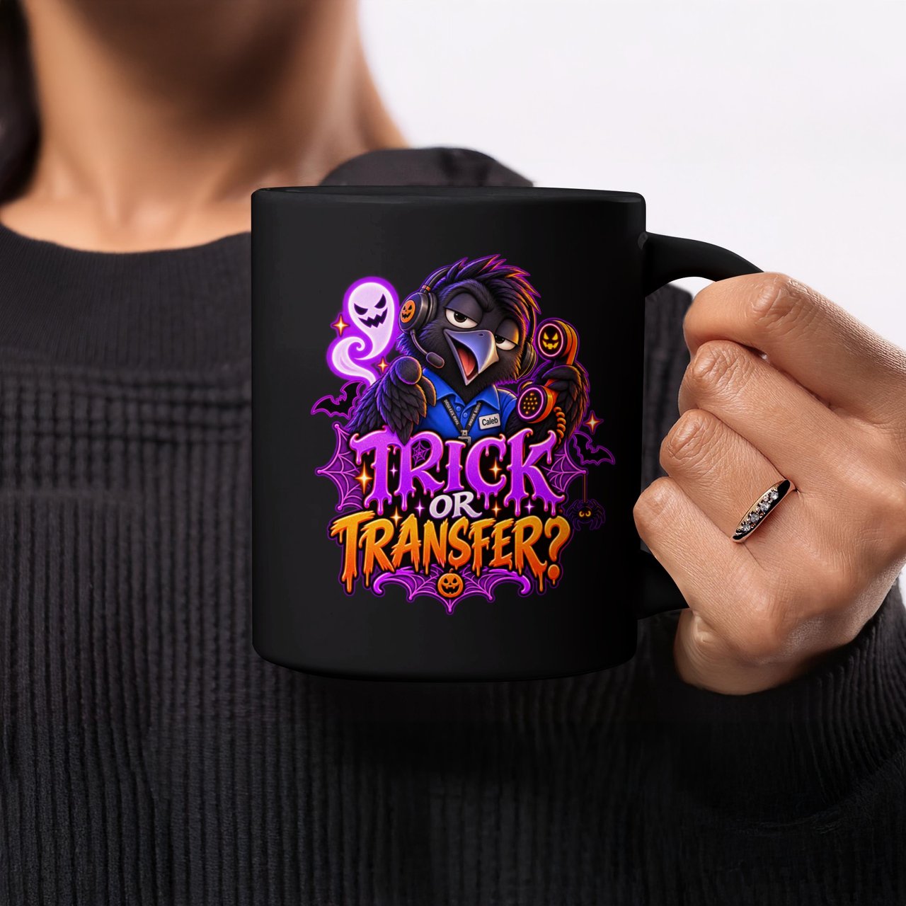 Trick or Transfer Call Center Mug