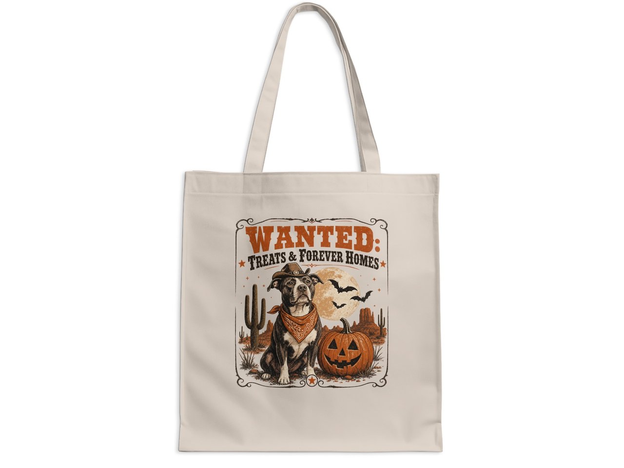Wanted Treats & Forever Homes Tote