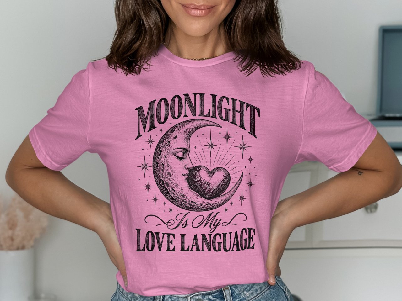 Moonlight Is My Love Language Tee or Sweatshirt