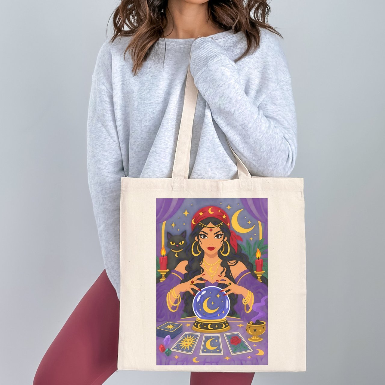 Mystic Fortune Teller Tote Bag