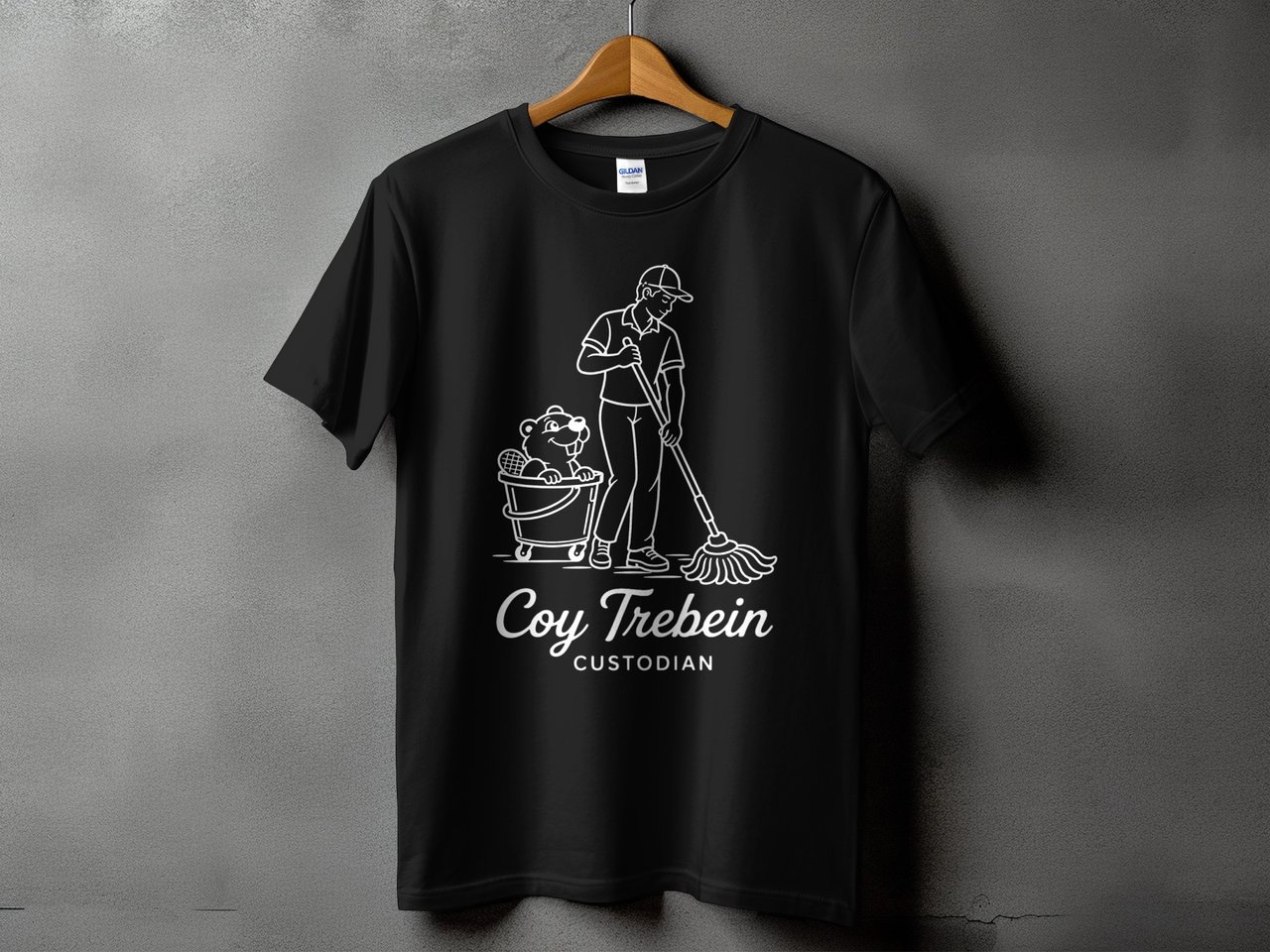 Custom Male School Custodian | Custodian Shirt