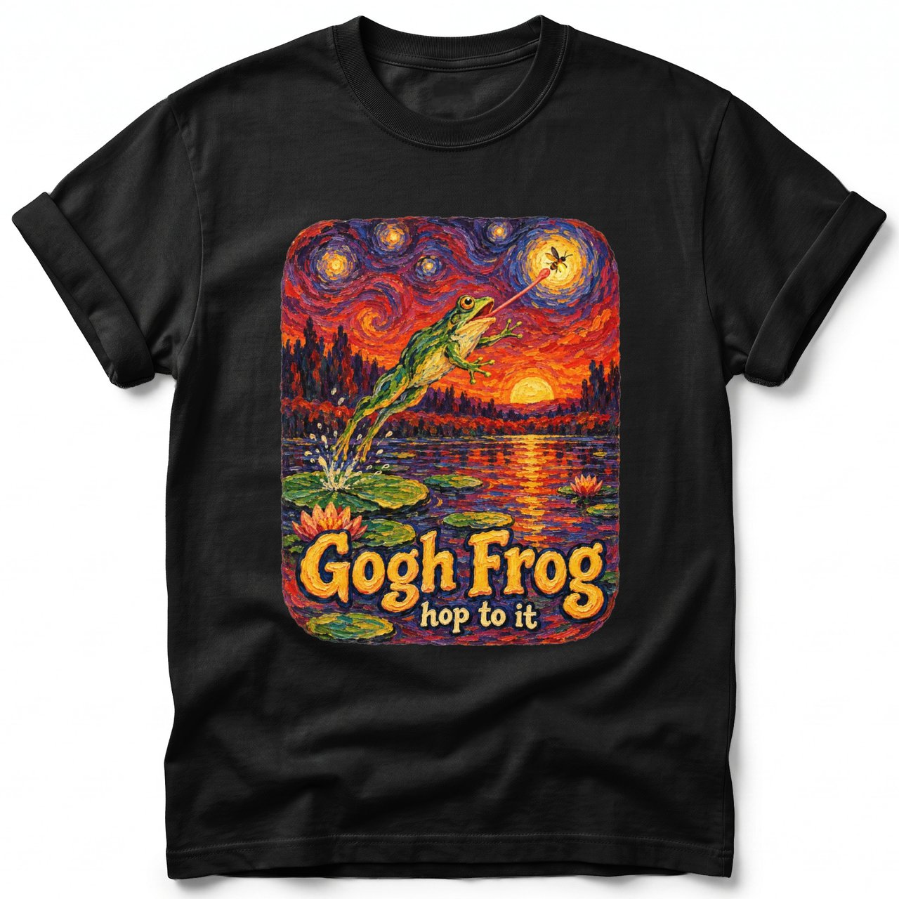 Gogh Frog ~ Comfort Colors Premium Tee