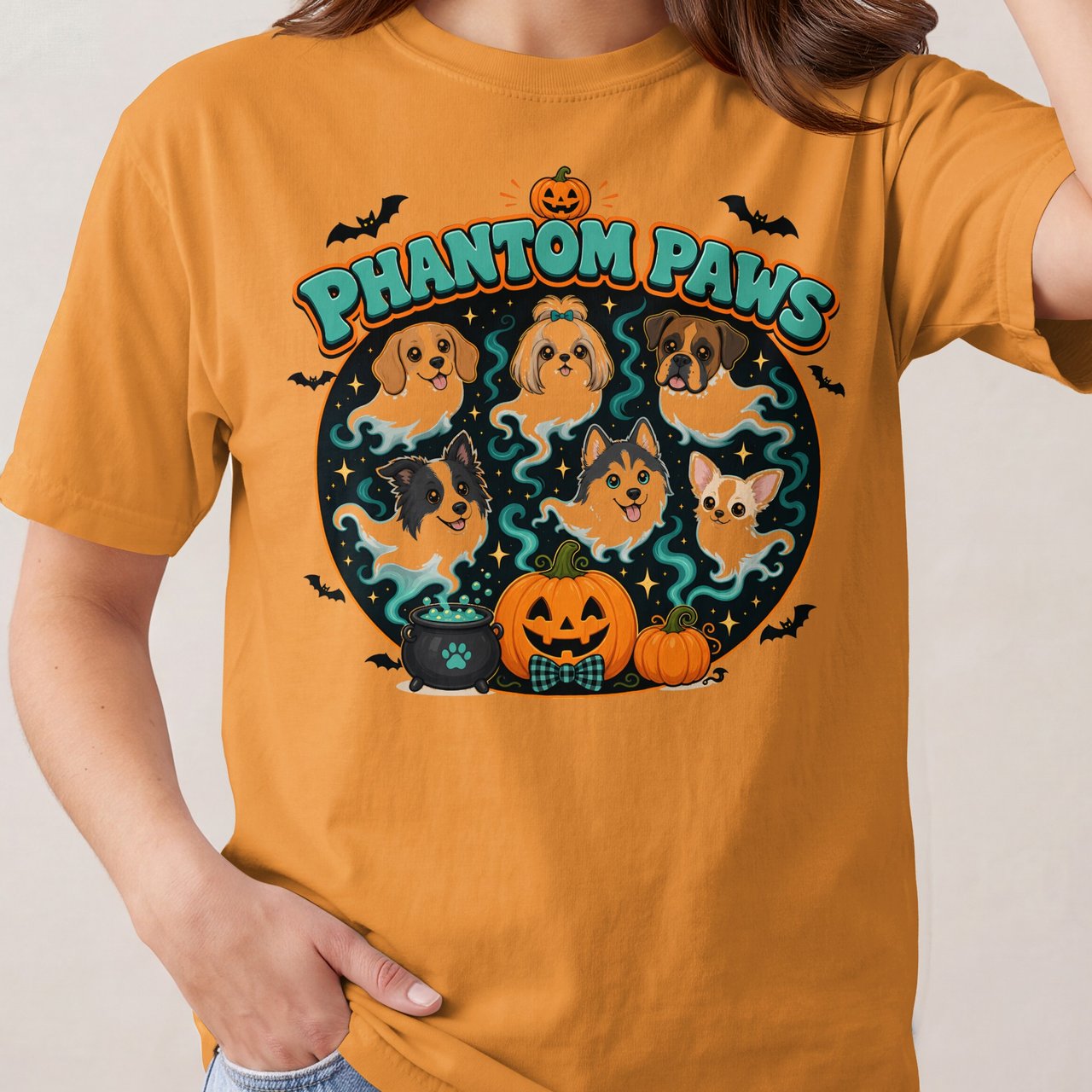 Phantom Paws Ghost Dogs Tee