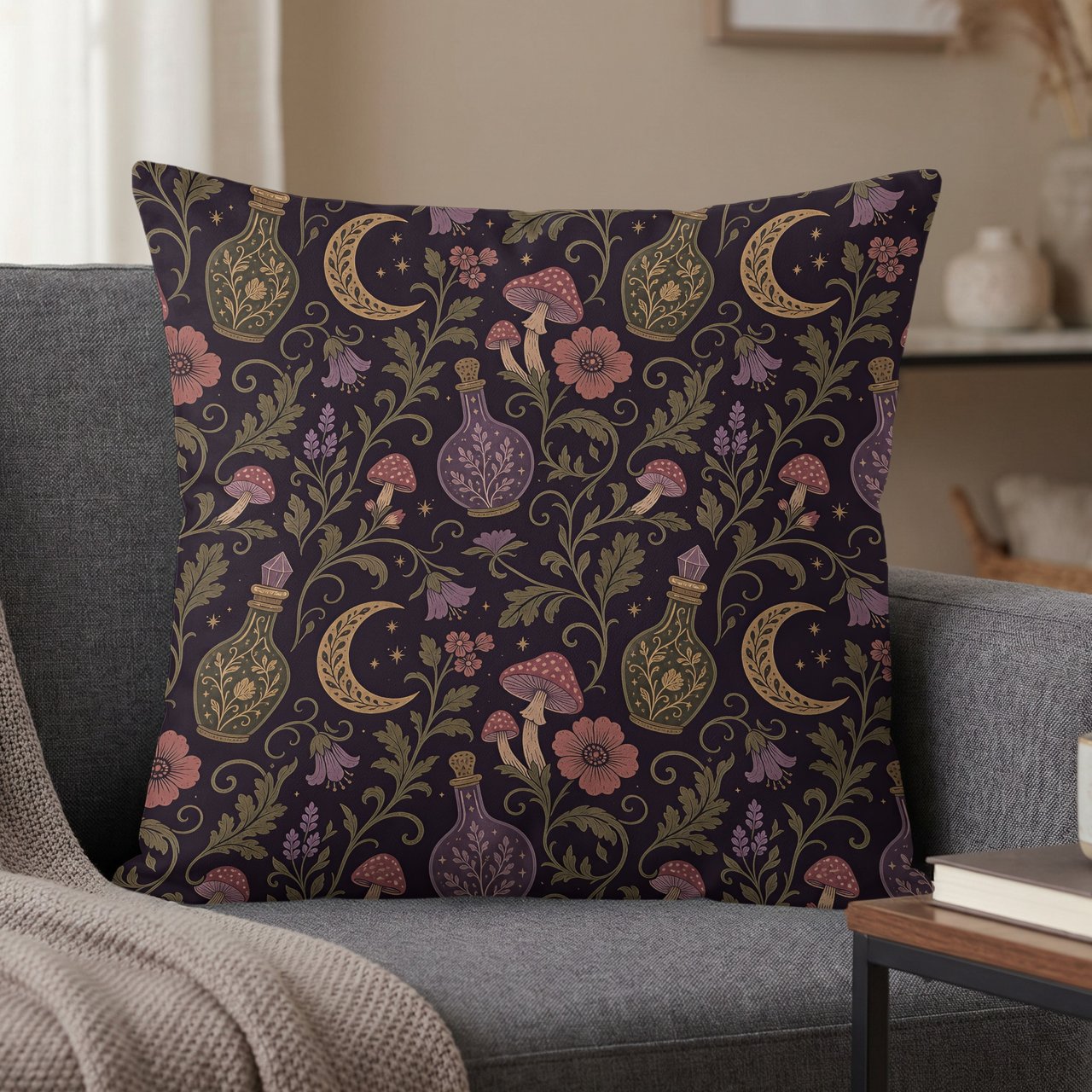 Mystical Botanica Pillow Case