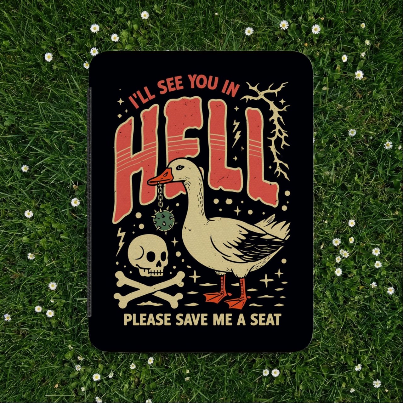 See You In Hell Goose Kindle Case