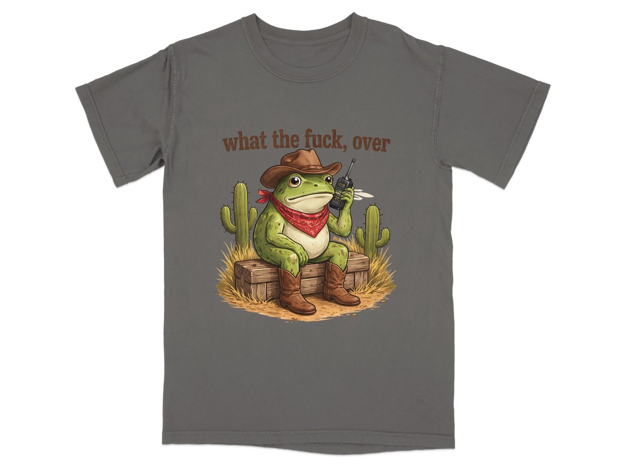 What The F*ck, Over. Ranger Frog Graphic T-Shirt