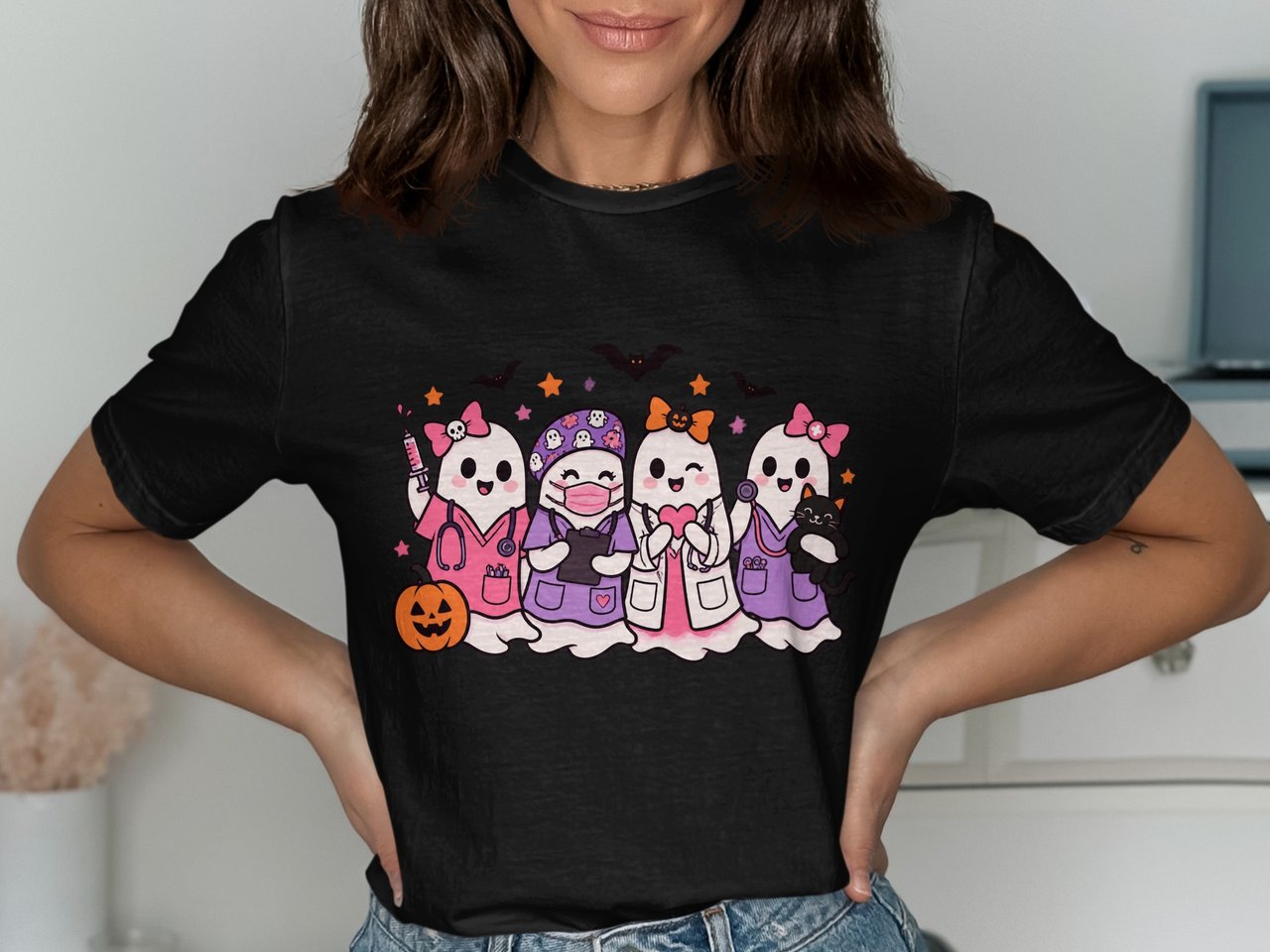 Ghost Nurse Squad Tee or Sweatshirt