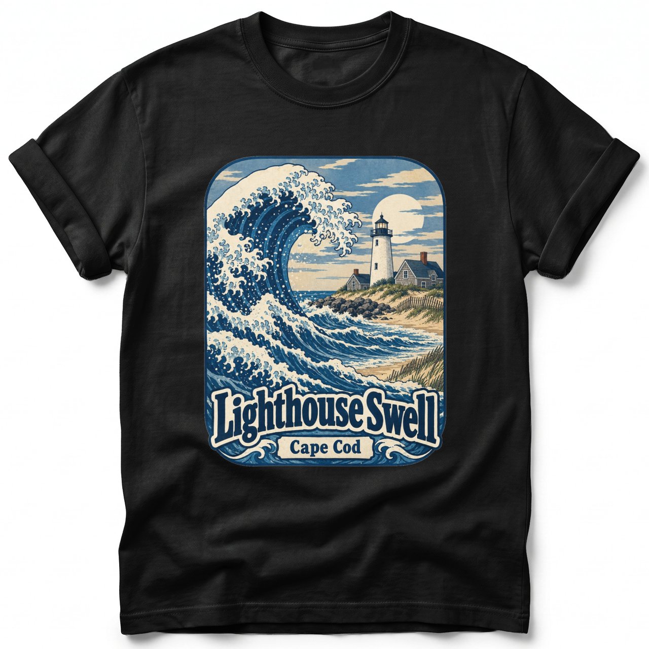 Lighthouse Swell ~ Comfort Colors Premium Tee
