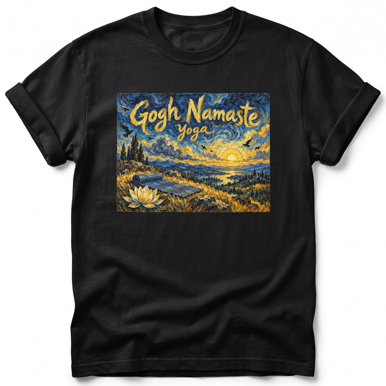 Gogh Namaste ~ Comfort Colors Premium Tee