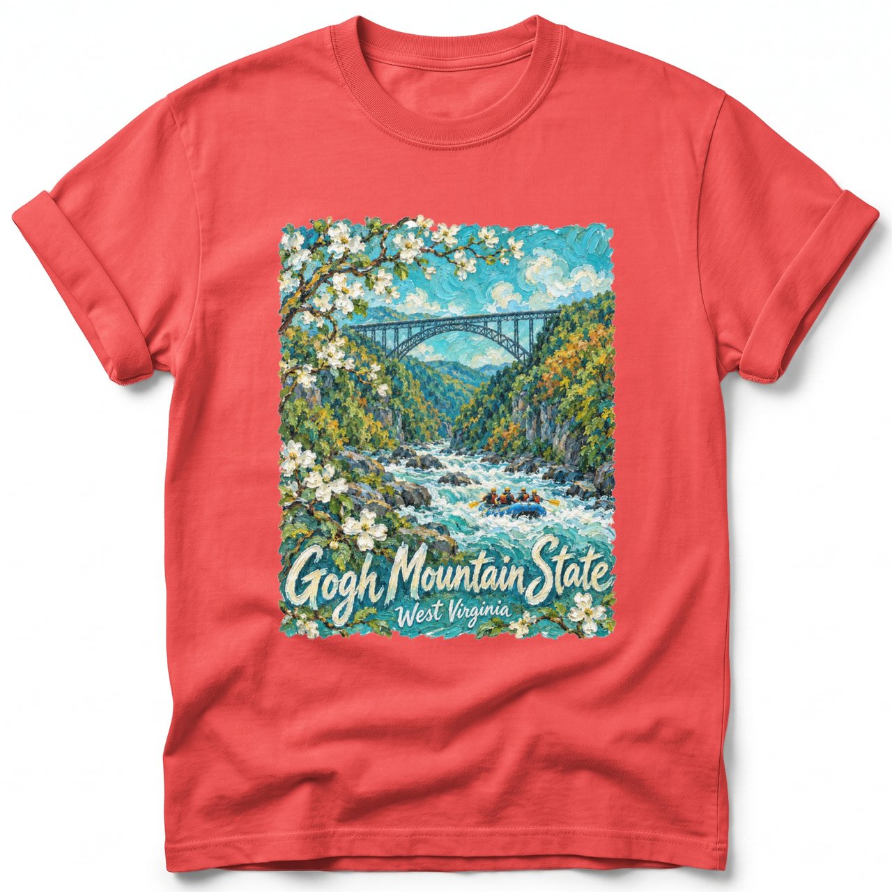 Gogh Mountain State ~ Comfort Colors Premium Tee