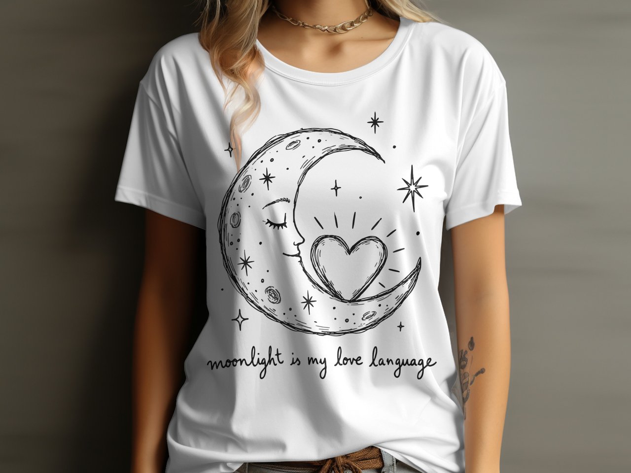 Moonlight Is My Love Language Tee