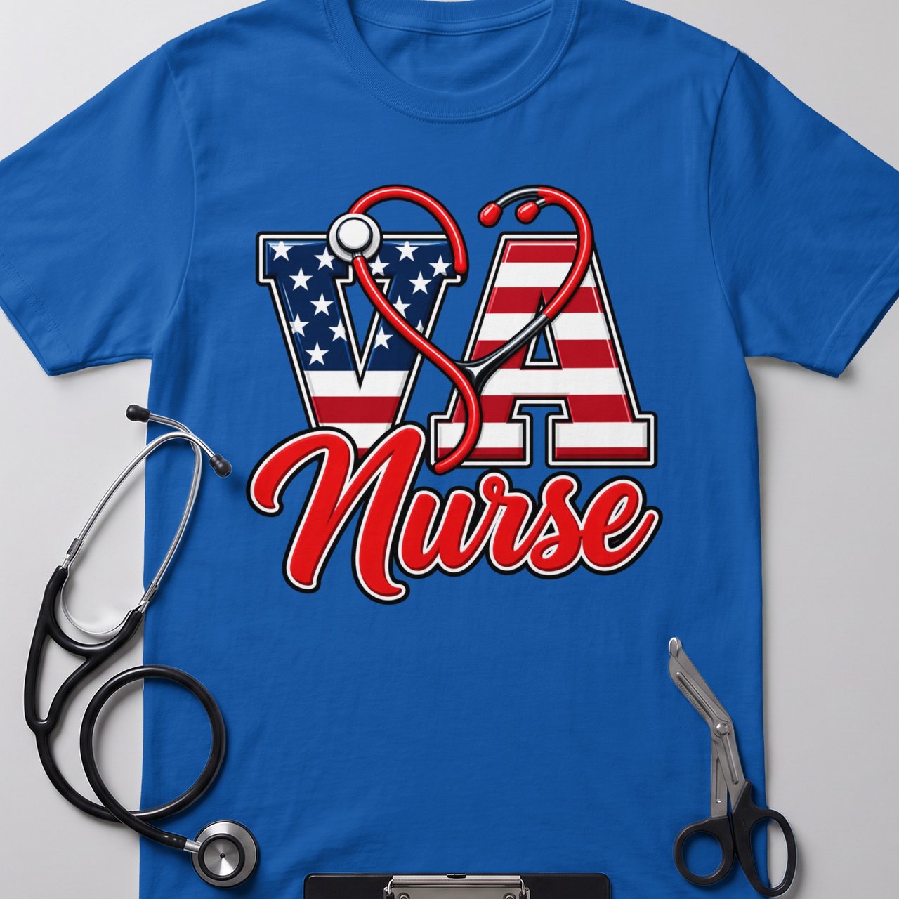 VA Nurse Patriotic Tee