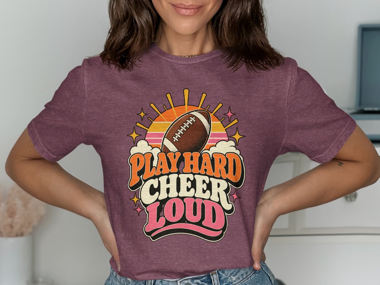 Play Hard Cheer Loud Tee