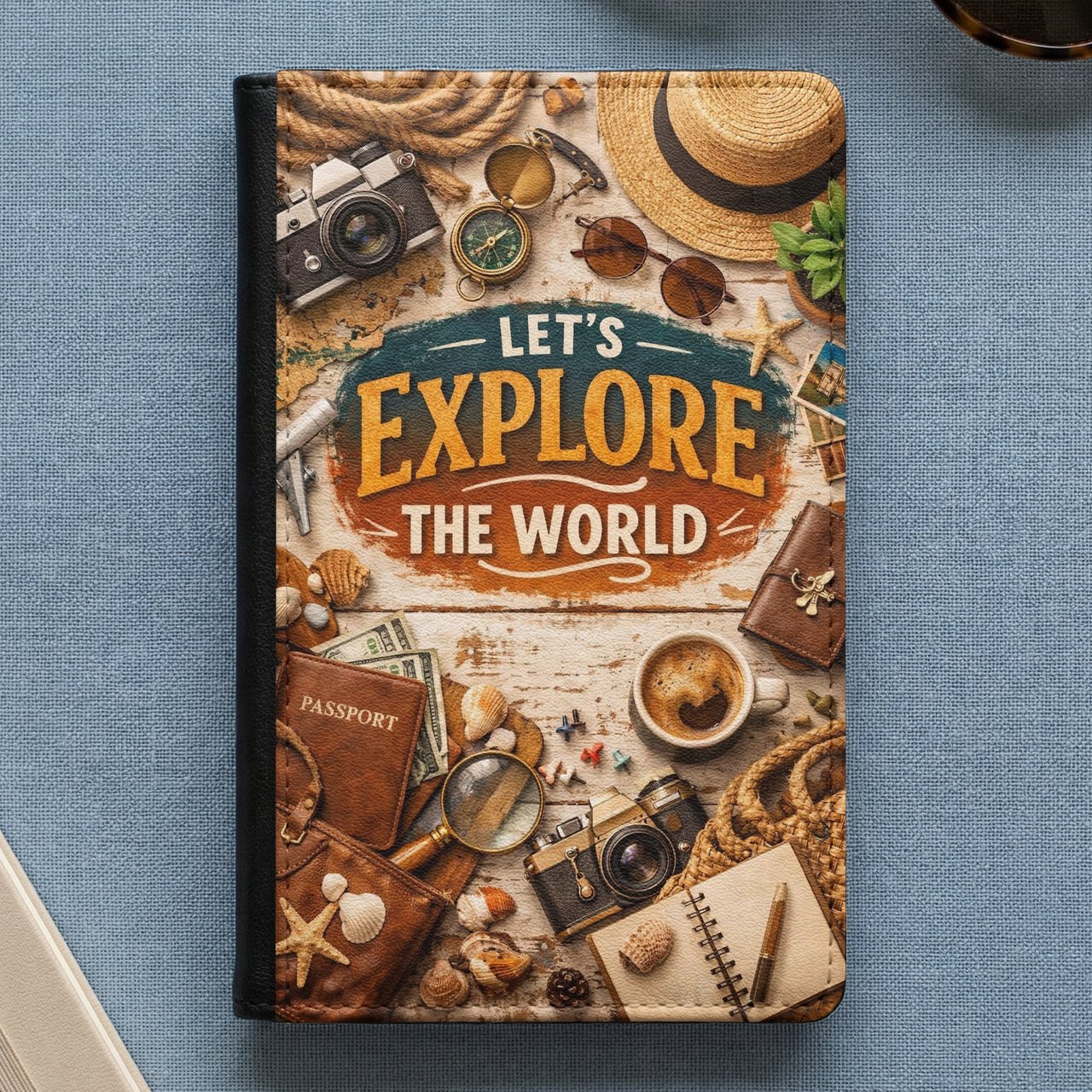 Let's Explore the World Passport Cover