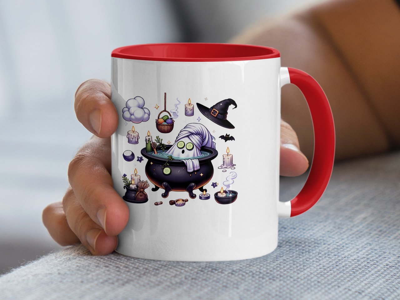 Halloween Mug, Ghost Spa Day, Witchcraft Brew, Spooky Season Decor, Cute Halloween Gift, Halloween Party Mug, Halloween Coffee Mug