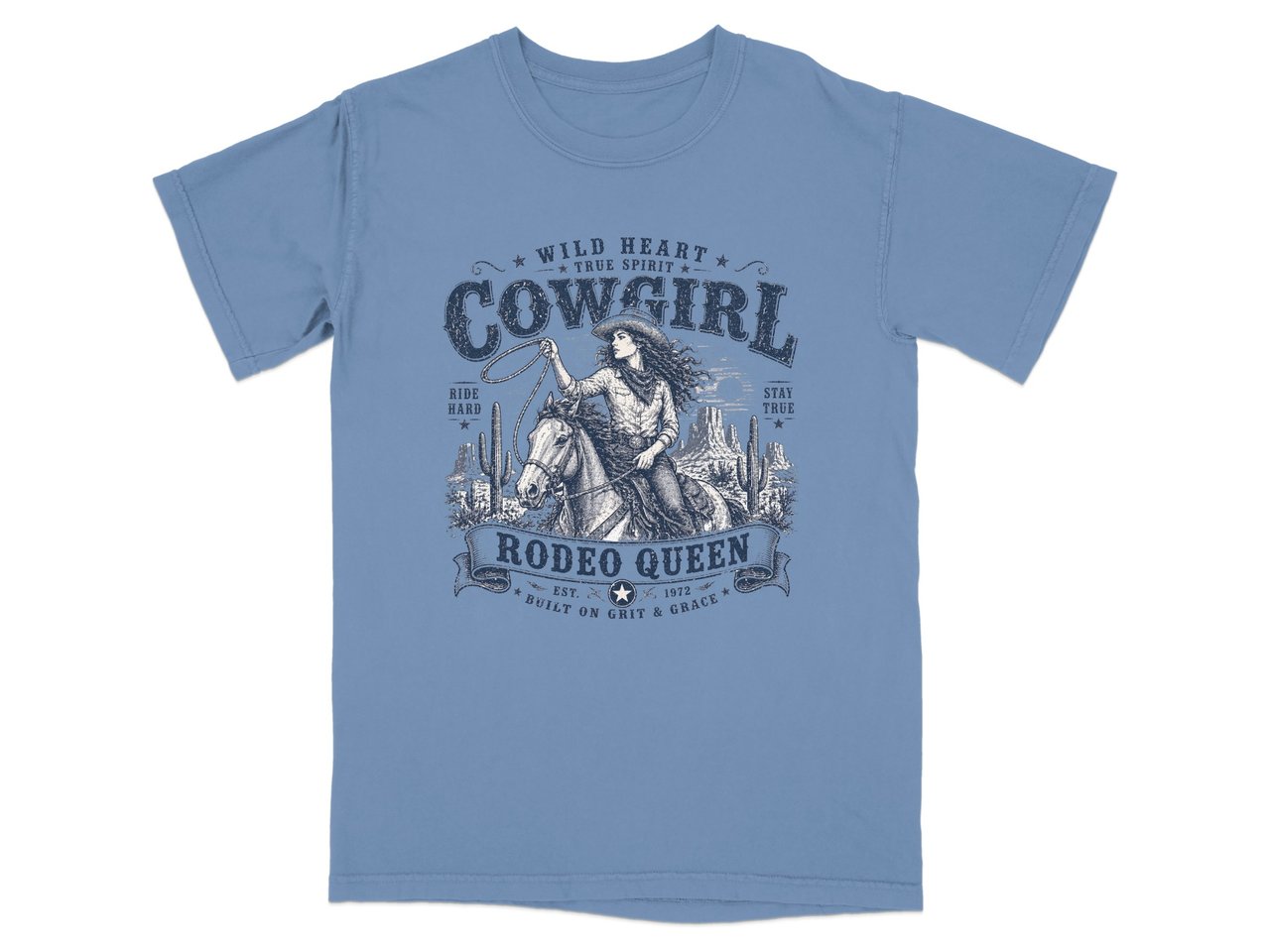 Wild Heart Rodeo Queen Cowgirl T-Shirt
