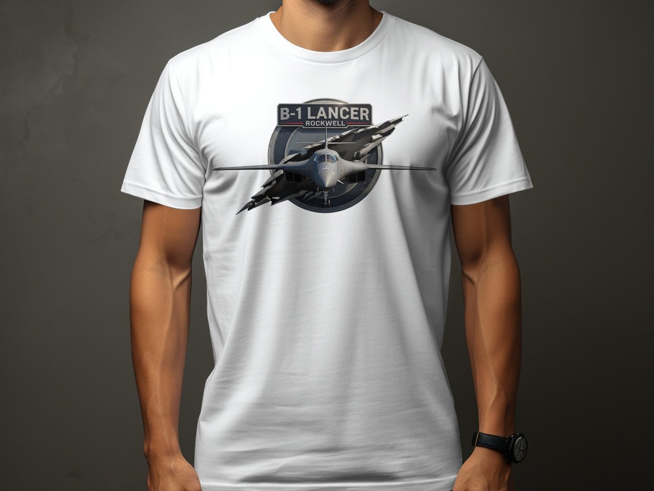 B-1 Lancer T-Shirt Military Aviation Tee, Supersonic Bomber Graphic Shirt, Vintage Warbird Jet Gift for Pilot, Veteran Air Force Apparel