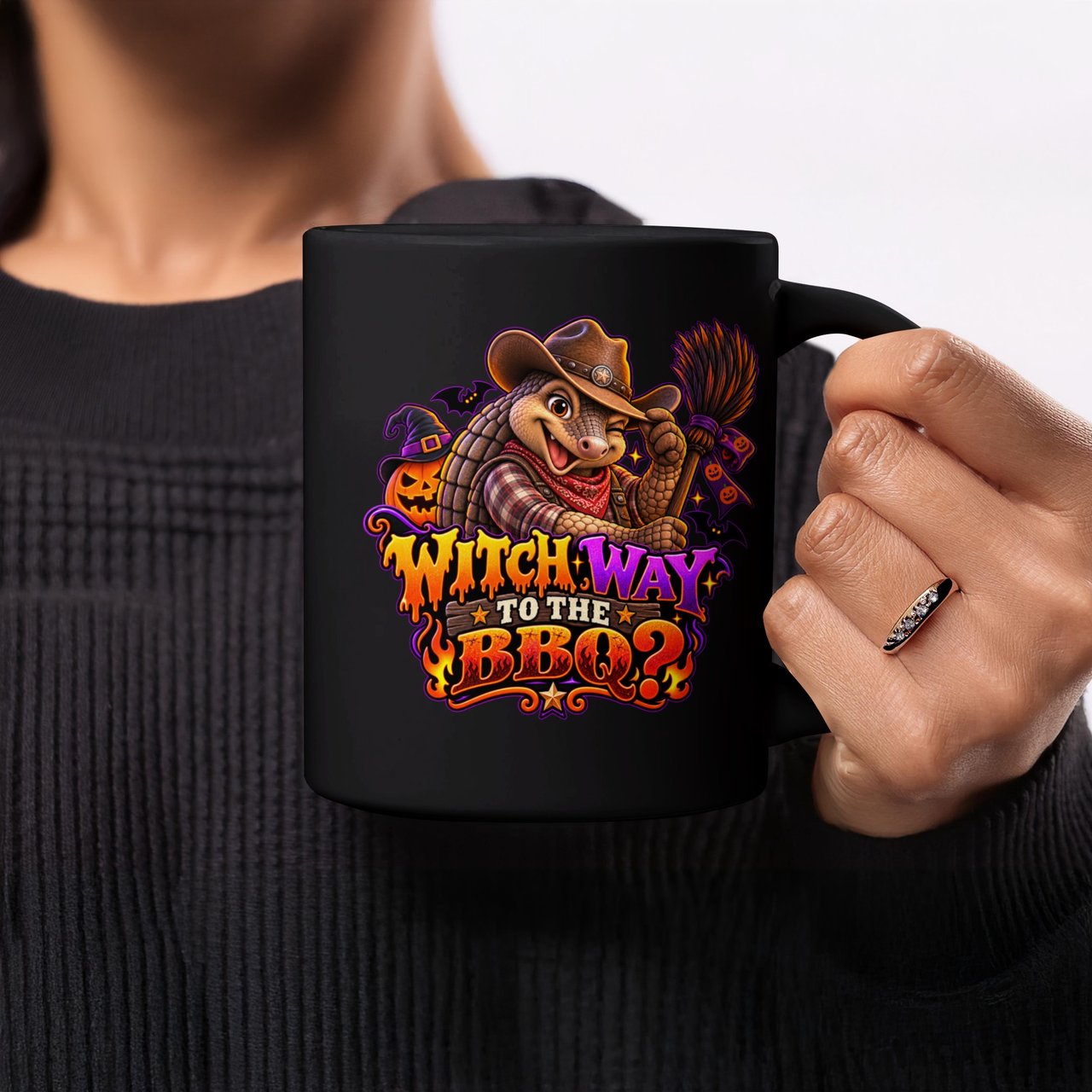 Witch Way To The BBQ Mug