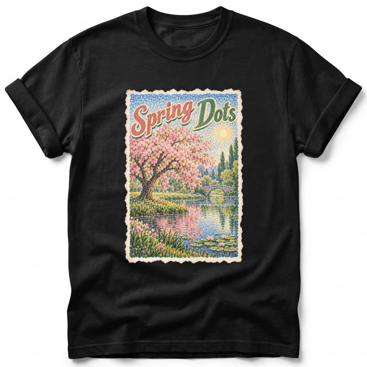 Spring Dots ~ Comfort Colors Premium Tee