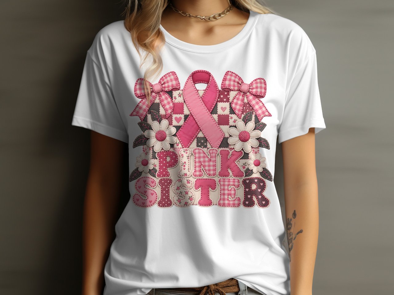 Pink Sister Patchwork Tee