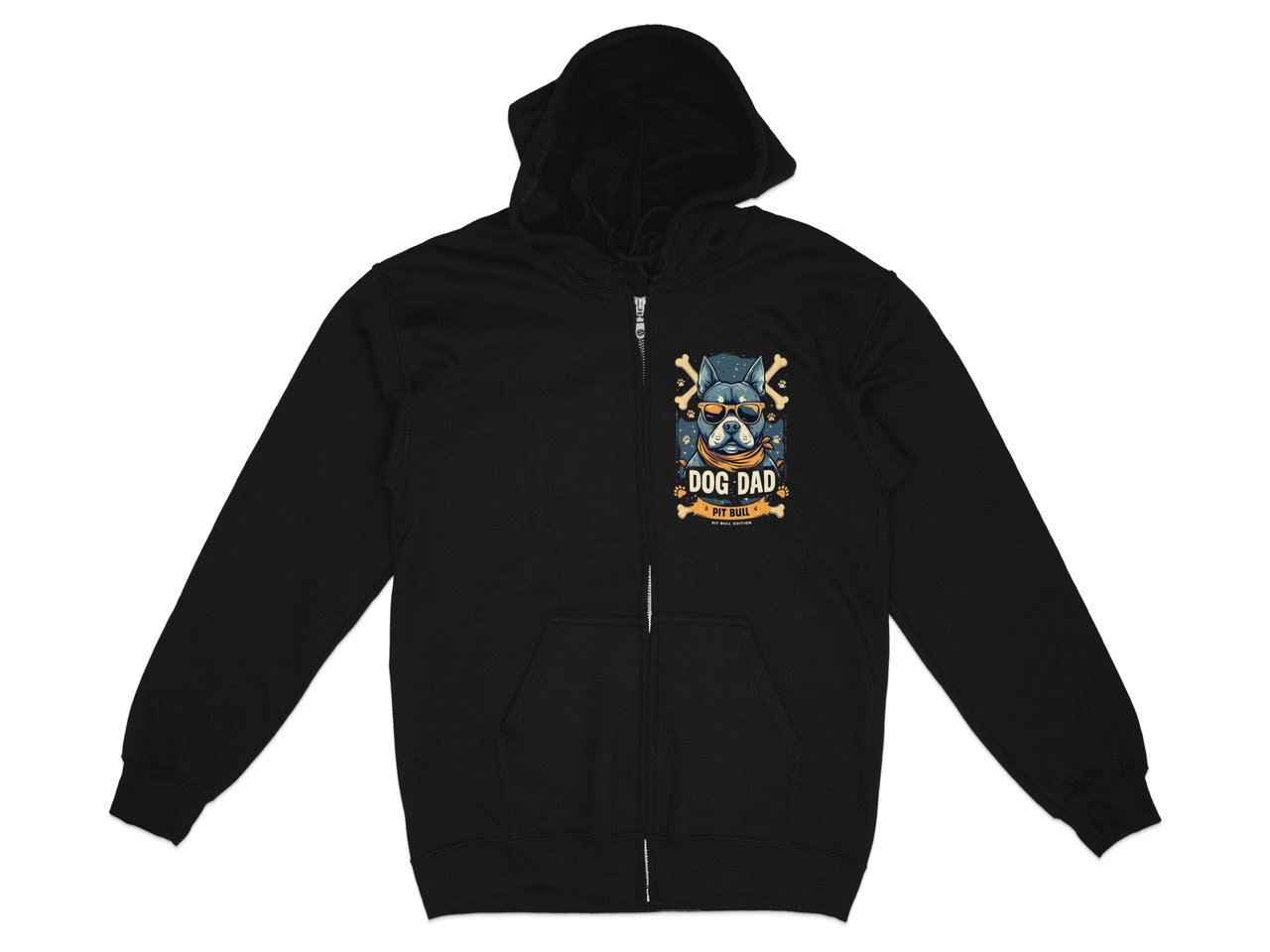 Pit Bull Dog Dad Hoodie | Pit Bull Dad Gift | Pittie Dad Hoodie | Bully Breed Apparel