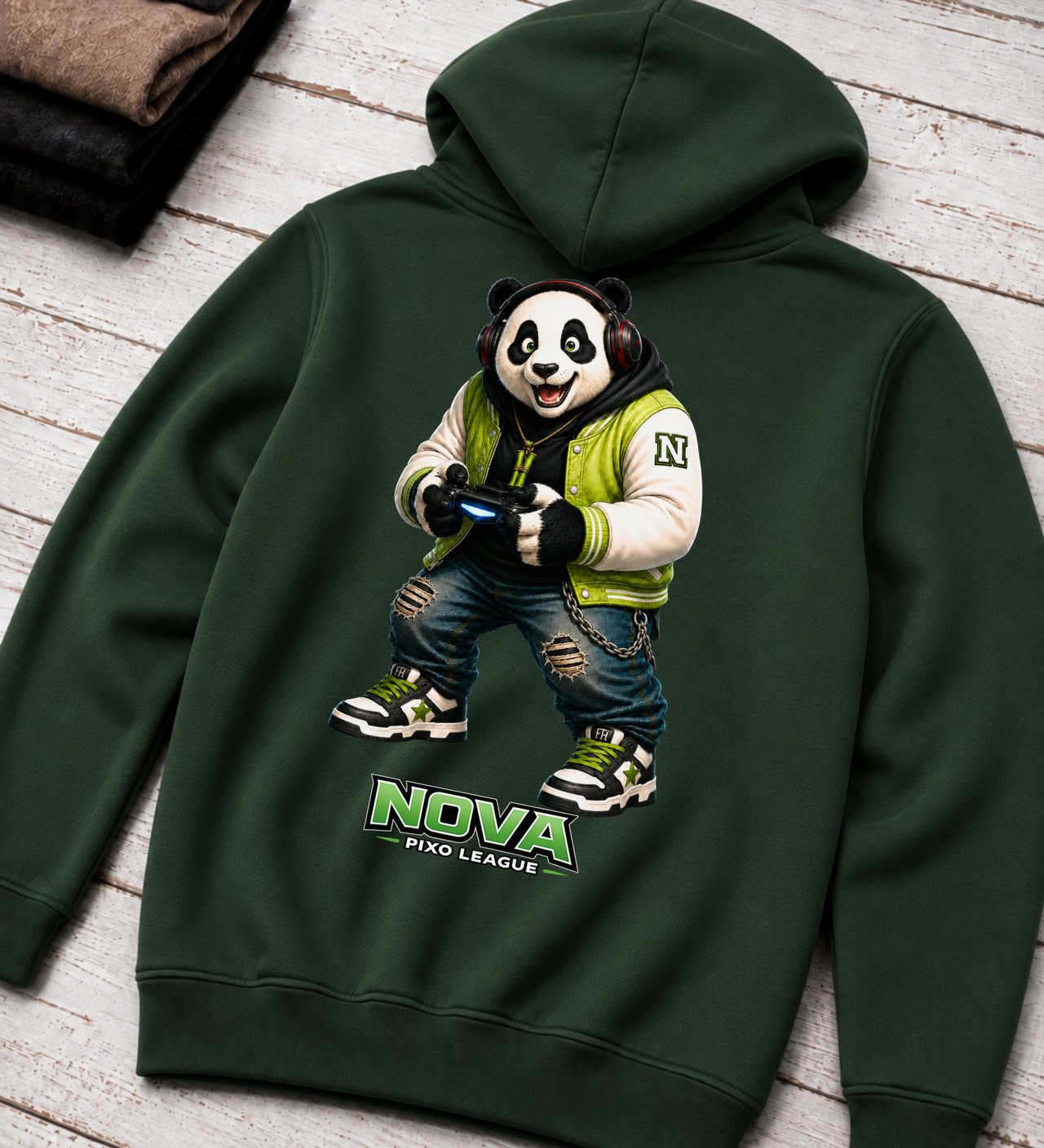 Panda Gamer Hoodie for Boys, Kids Gaming Hoodie, Teen Gamer Gift, Video Game Sweatshirt, Cool Gaming Clothes