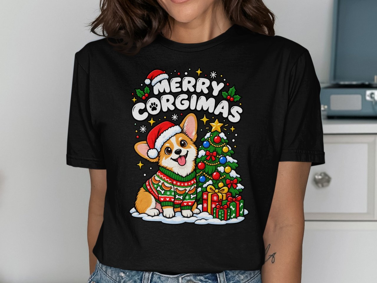 Merry Corgimas T-Shirt