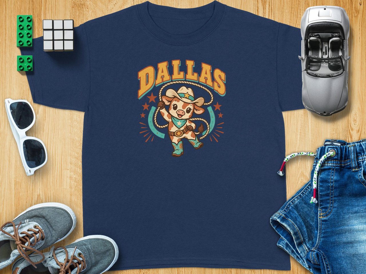 Retro Dallas Cowgirl Tee