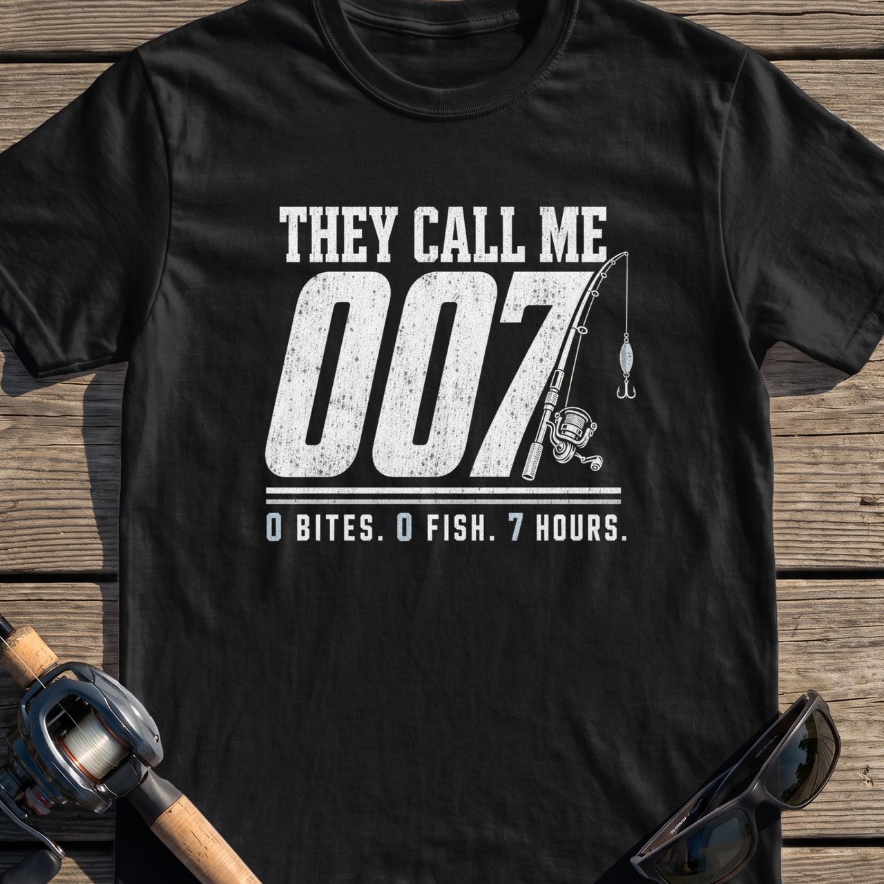 They Call Me 007 Fishing T-Shirt
