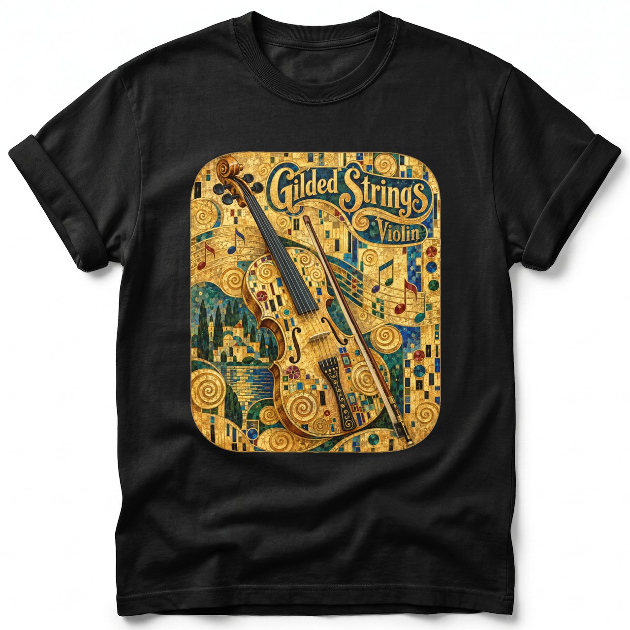 Gilded Strings ~ Comfort Colors Premium Tee