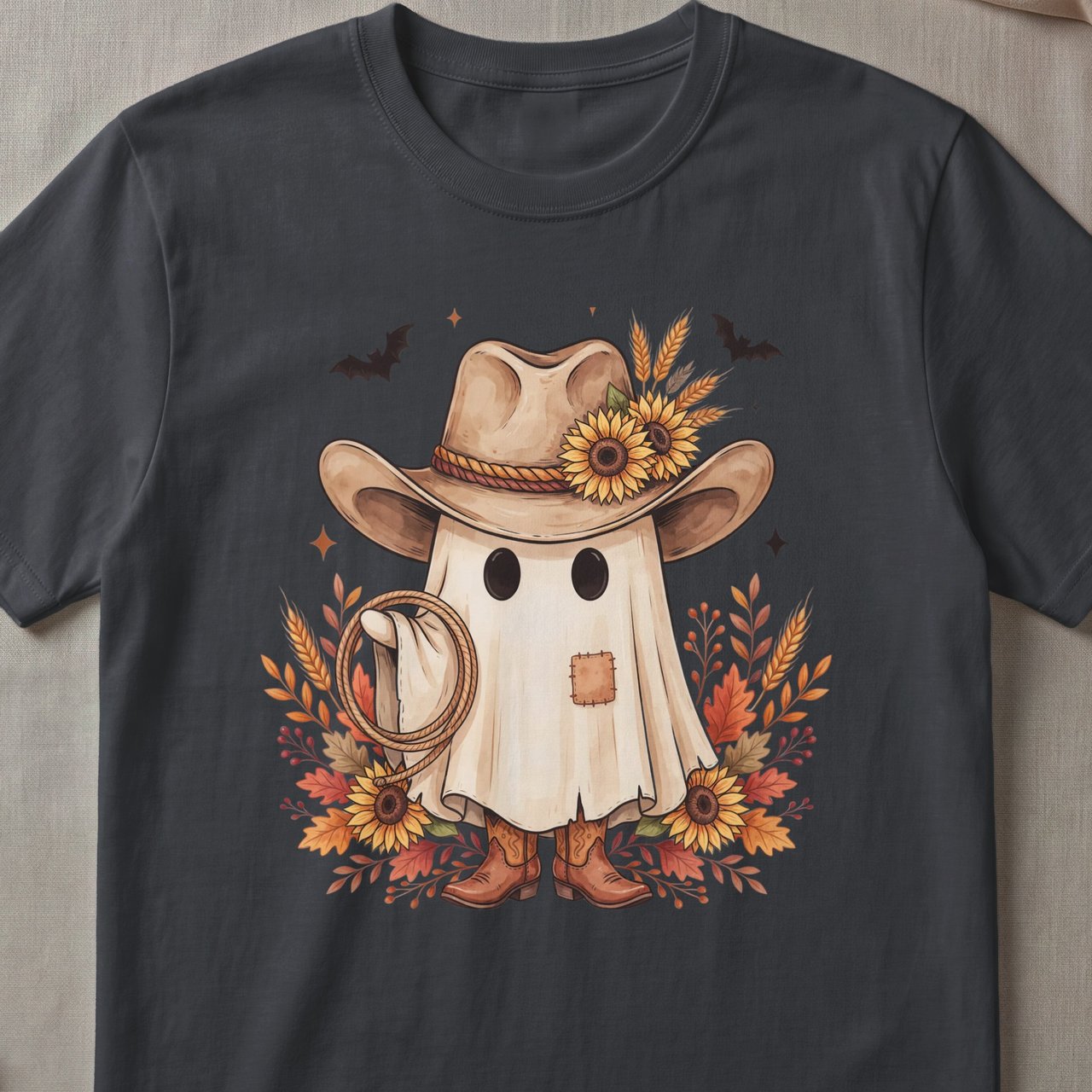 Western Cowboy Ghost Tee