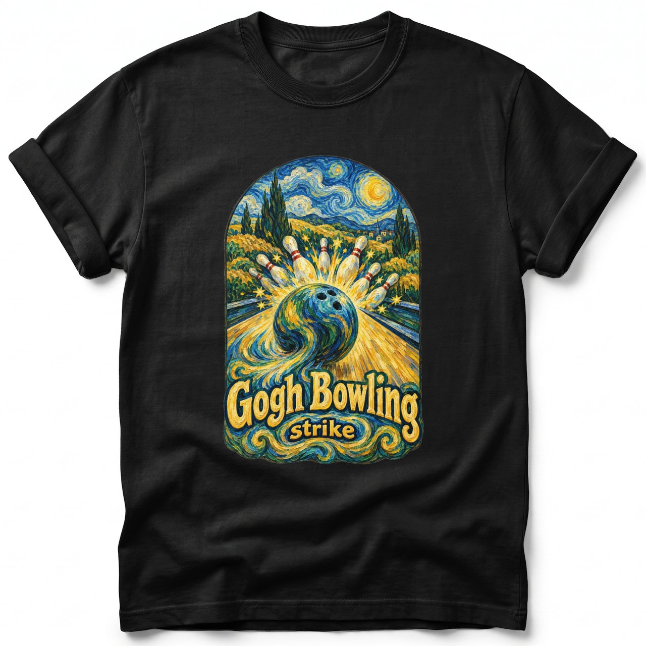 Gogh Bowling ~ Comfort Colors Premium Tee