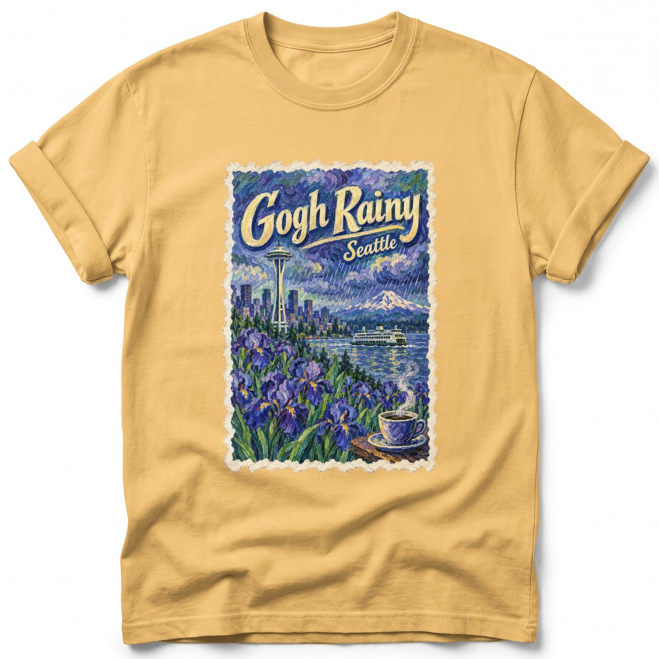 Gogh Rainy ~ Comfort Colors Premium Tee