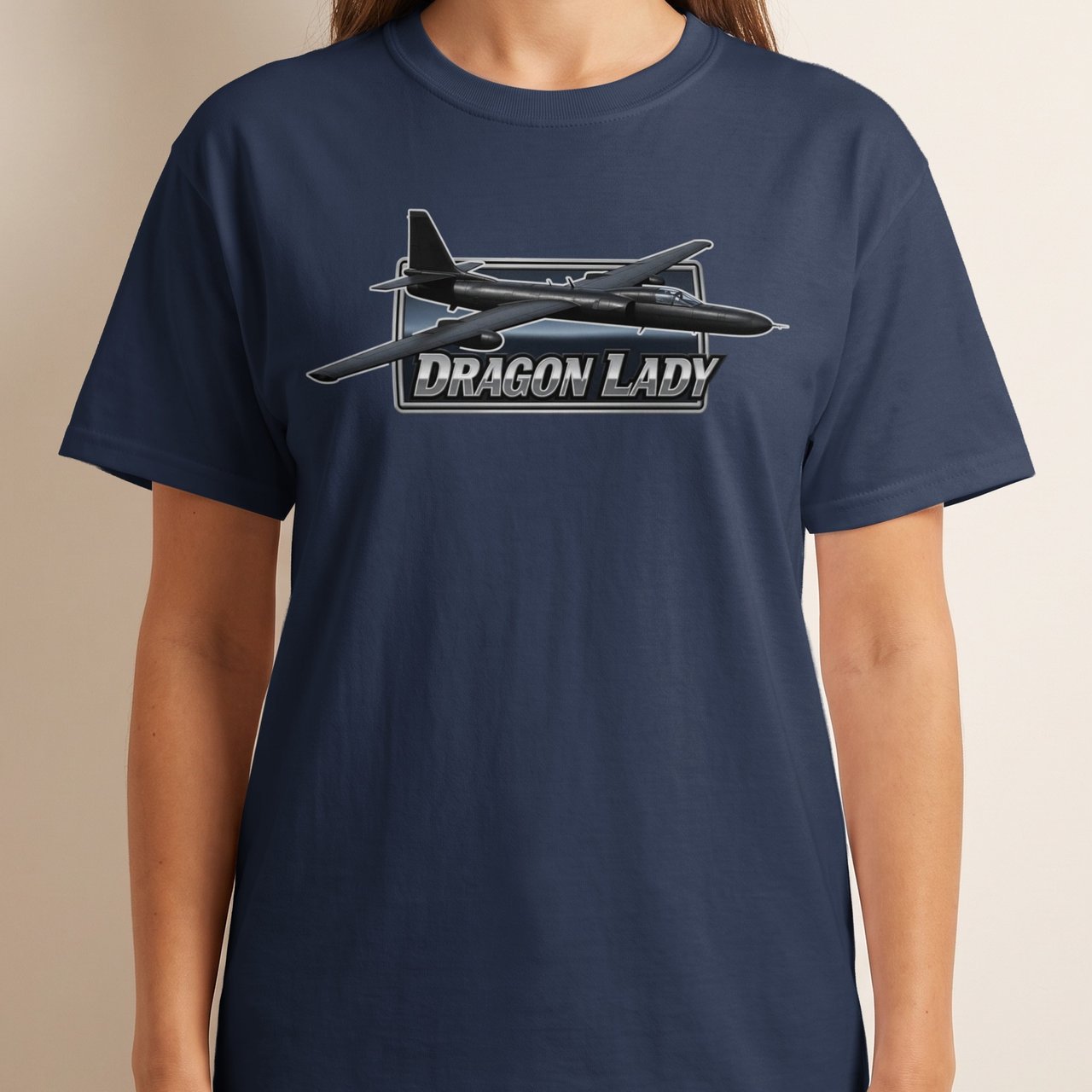 U2 Spy Plane Shirt Dragon Lady Graphic Tee Military Aviation T-Shirt Retro Air Force Pilot Apparel High Altitude Recon Spy Plane Gift