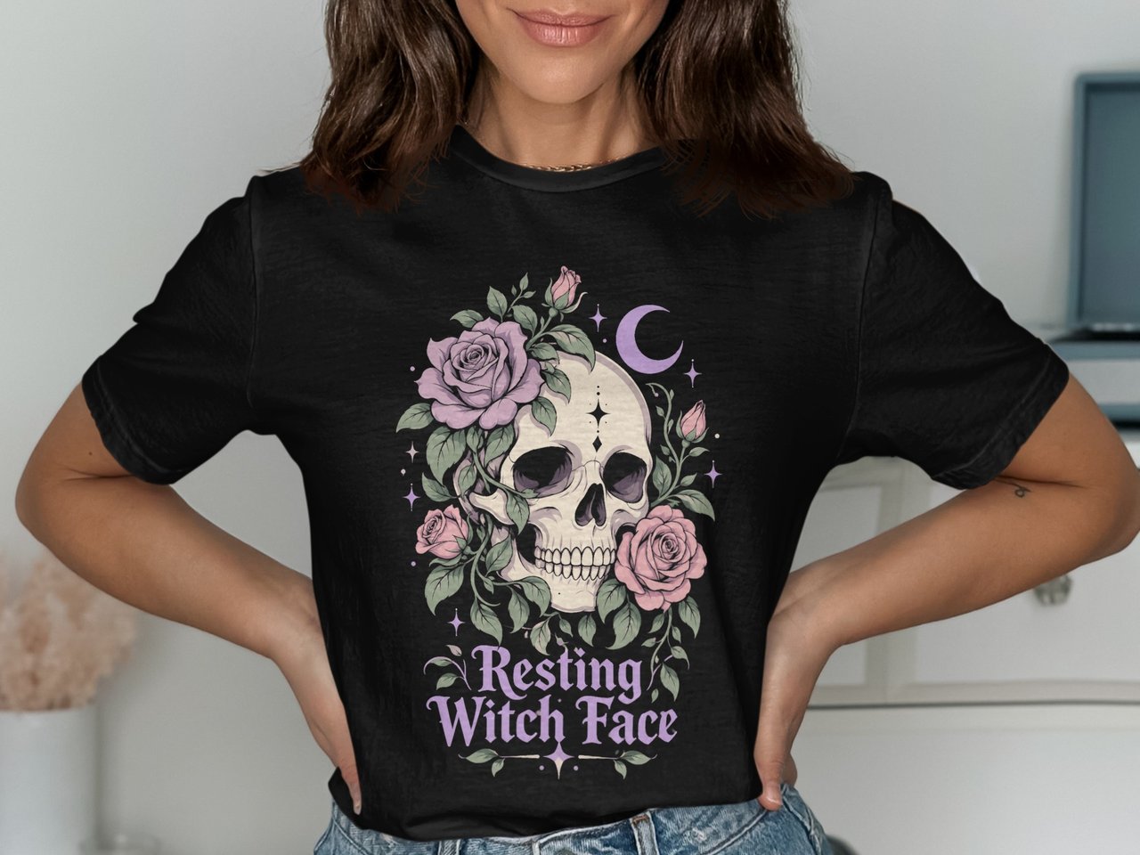 Resting Witch Face Tee or Sweatshirt