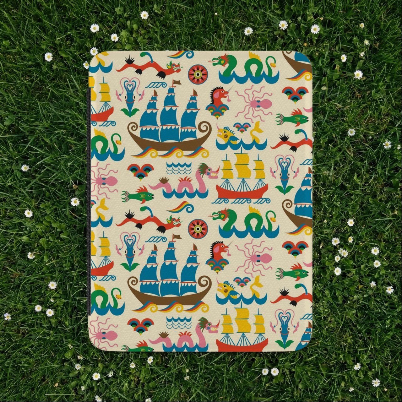 Vintage Sea Monster Kindle Case