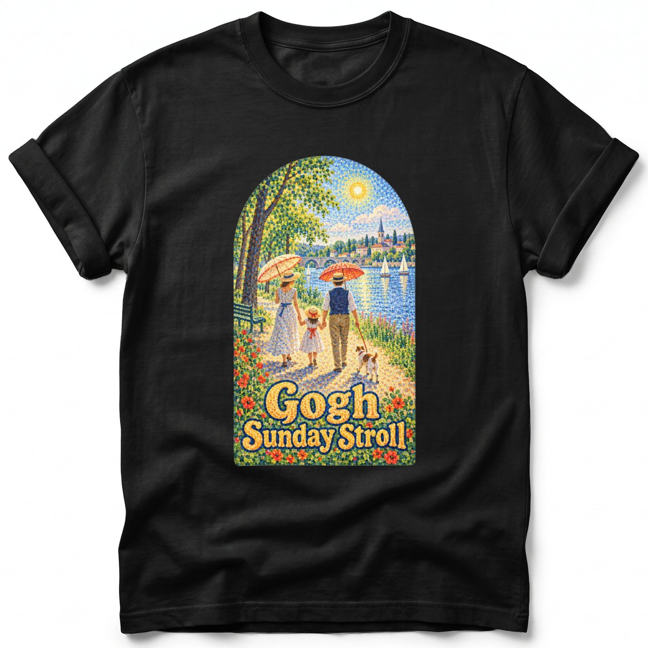 Gogh Sunday Stroll ~ Comfort Colors Premium Tee