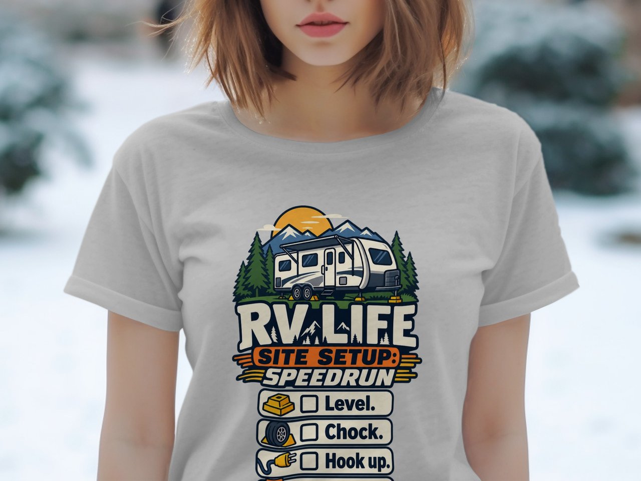 RV Life Site Setup Speedrun Tee