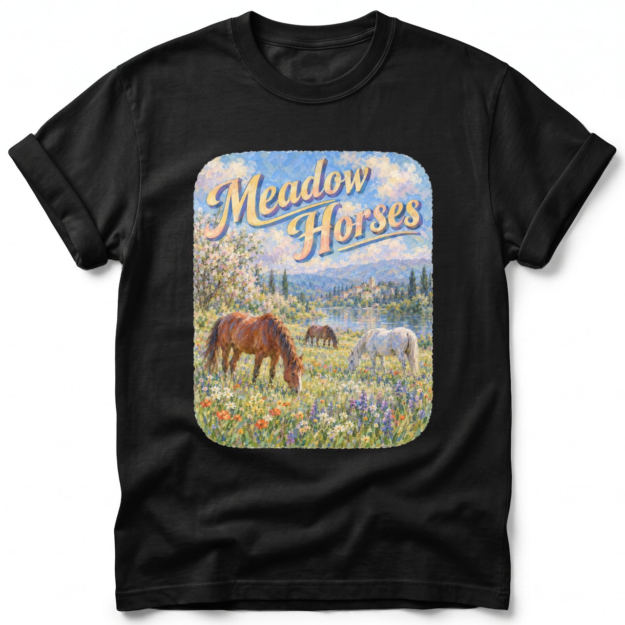Meadow Horses ~ Comfort Colors Premium Tee