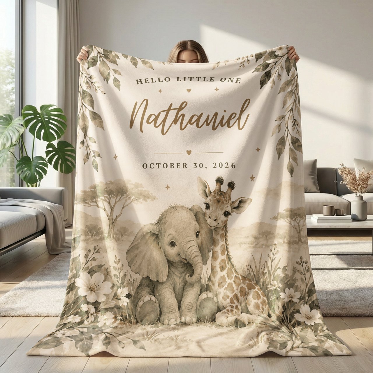 Hello Little One Safari Blanket