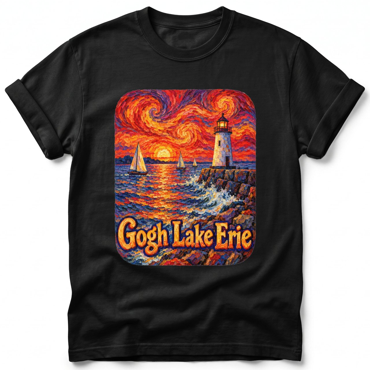Gogh Lake Erie ~ Comfort Colors Premium Tee