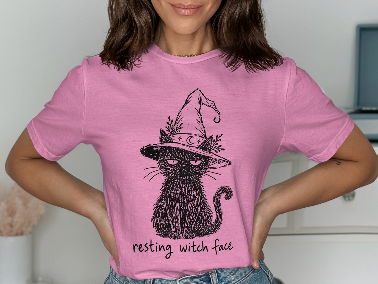 Resting Witch Face Tee or Sweatshirt