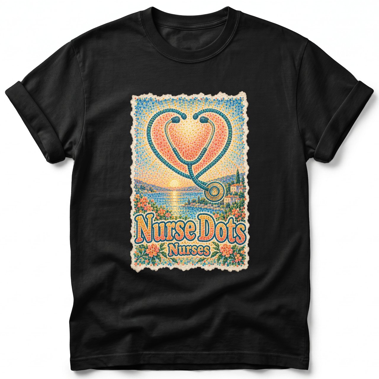 Nurse Dots ~ Comfort Colors Premium Tee