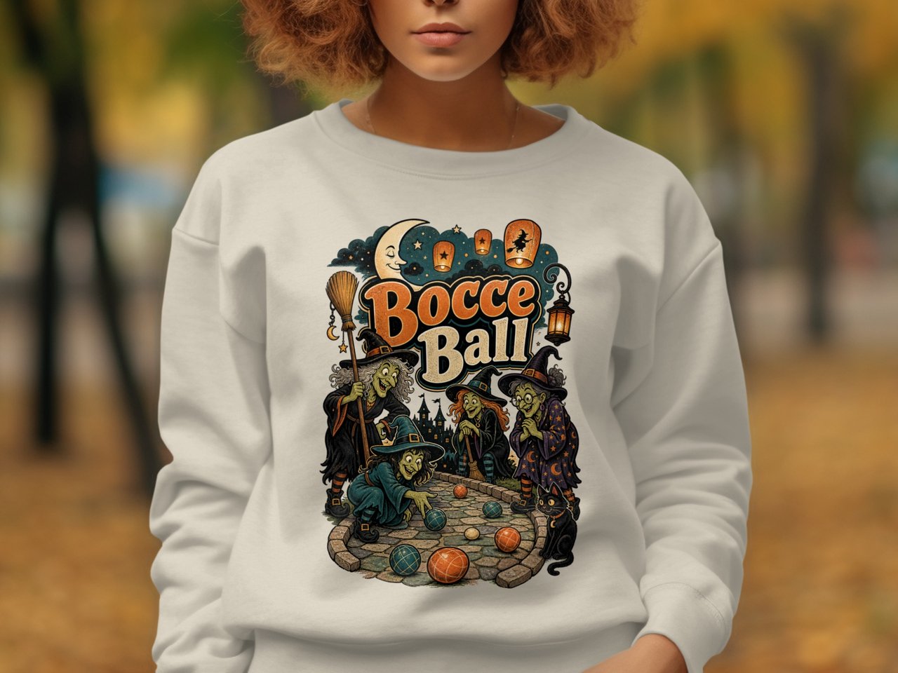 Witches Bocce Ball Sweatshirt