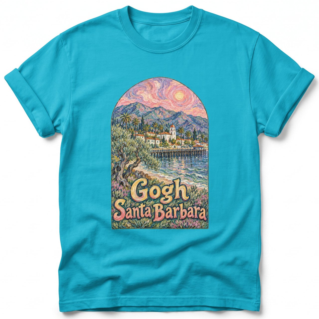 Gogh Santa Barbara ~ Comfort Colors Premium Tee